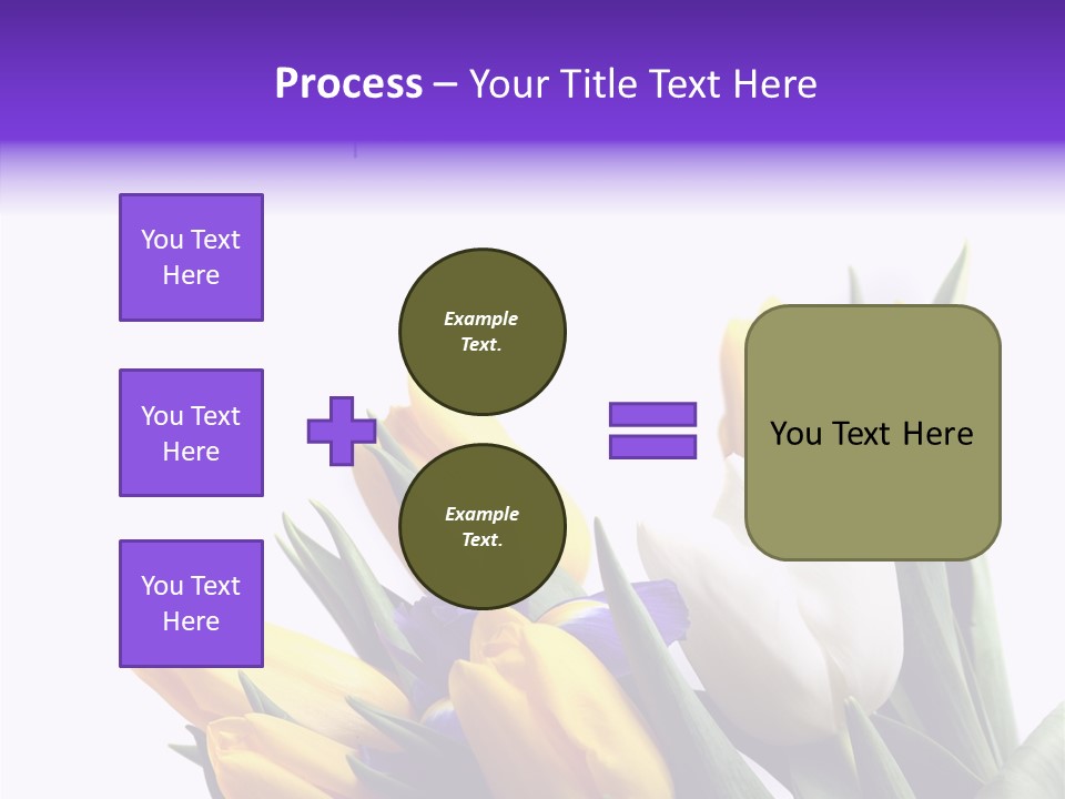 Blossom Loveliness Path PowerPoint Template