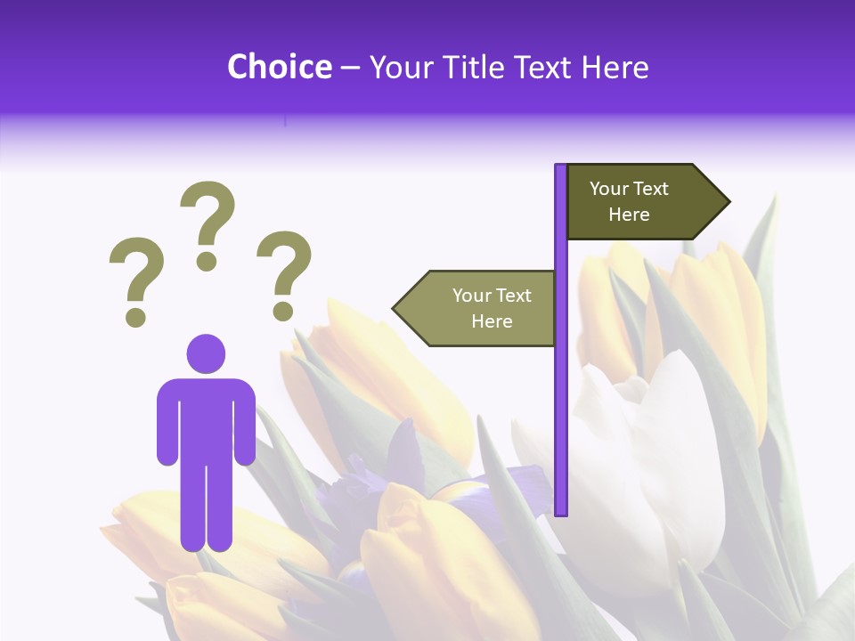 Blossom Loveliness Path PowerPoint Template