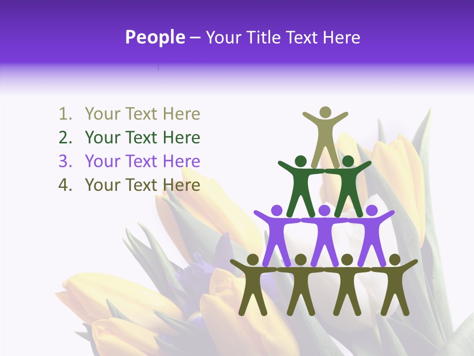 Blossom Loveliness Path PowerPoint Template