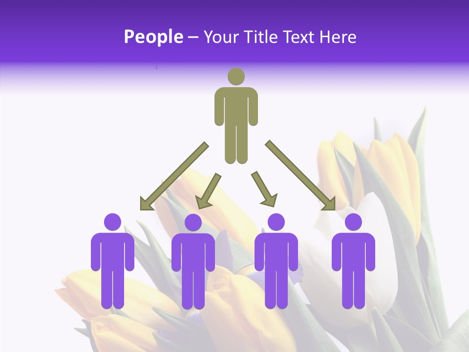 Blossom Loveliness Path PowerPoint Template