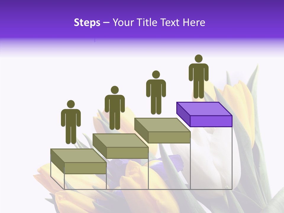 Blossom Loveliness Path PowerPoint Template