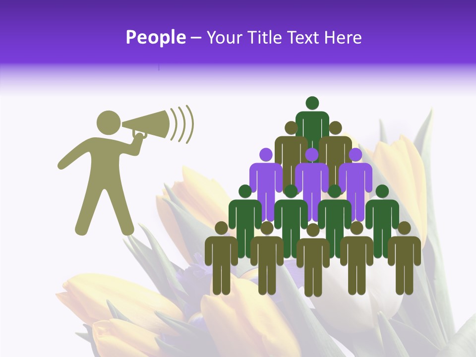 Blossom Loveliness Path PowerPoint Template