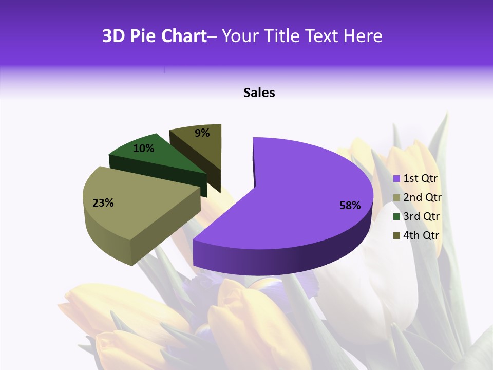 Blossom Loveliness Path PowerPoint Template