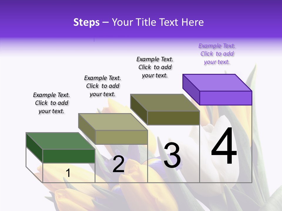 Blossom Loveliness Path PowerPoint Template