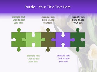 Arrangement Blossom Lovely PowerPoint Template