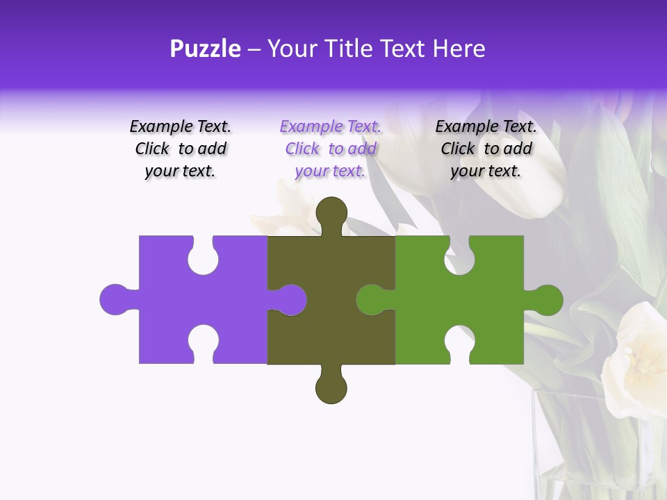 Arrangement Blossom Lovely PowerPoint Template
