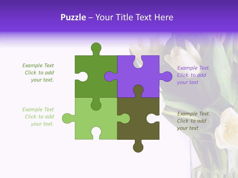 Arrangement Blossom Lovely PowerPoint Template
