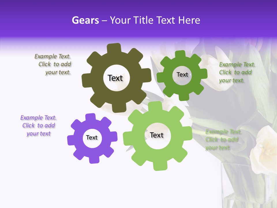 Arrangement Blossom Lovely PowerPoint Template