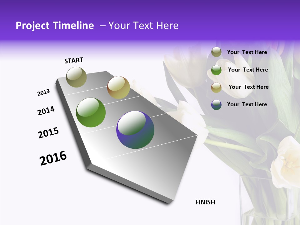 Arrangement Blossom Lovely PowerPoint Template