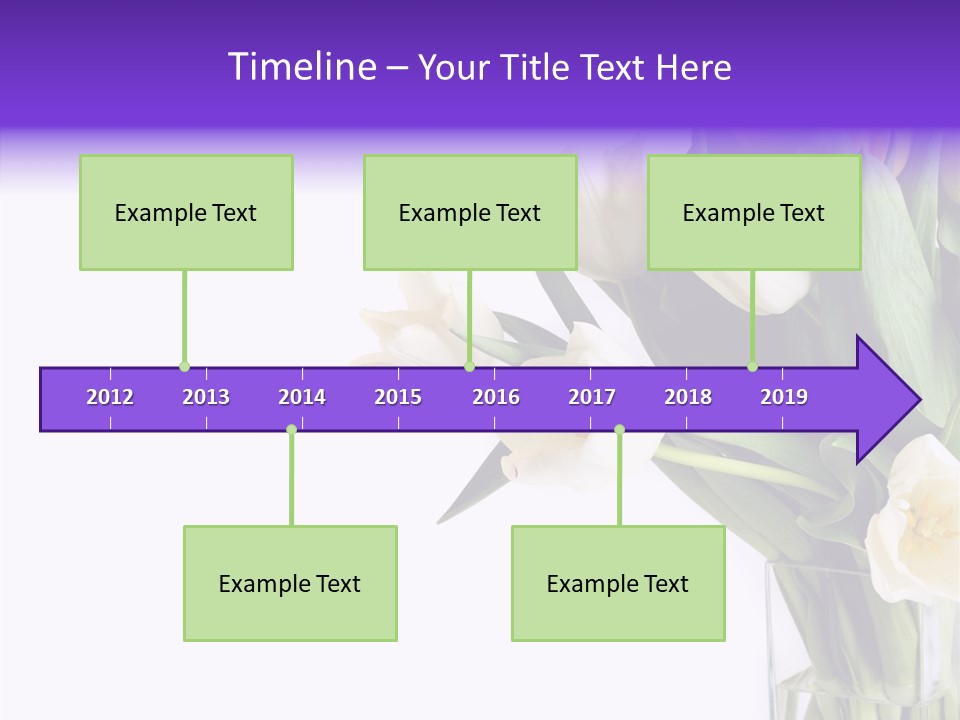 Arrangement Blossom Lovely PowerPoint Template