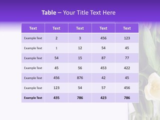 Arrangement Blossom Lovely PowerPoint Template