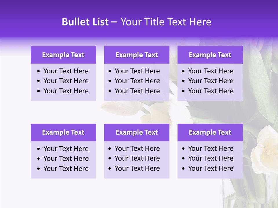 Arrangement Blossom Lovely PowerPoint Template