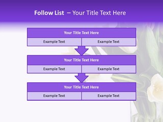 Arrangement Blossom Lovely PowerPoint Template