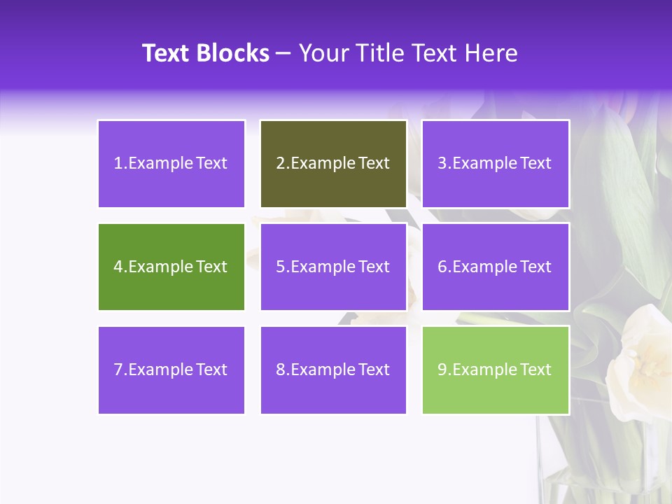 Arrangement Blossom Lovely PowerPoint Template