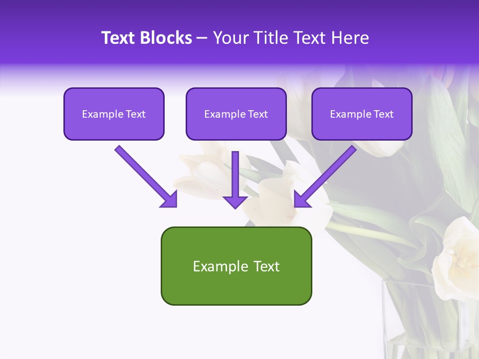 Arrangement Blossom Lovely PowerPoint Template