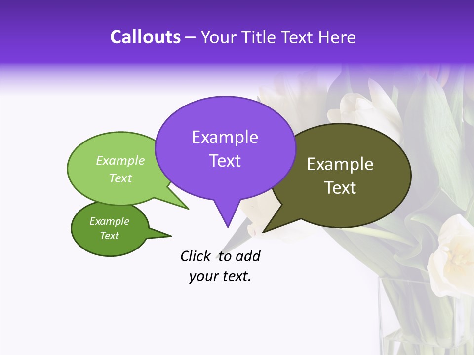 Arrangement Blossom Lovely PowerPoint Template