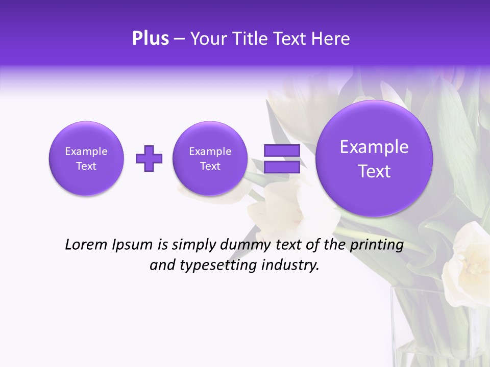Arrangement Blossom Lovely PowerPoint Template