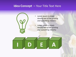 Arrangement Blossom Lovely PowerPoint Template