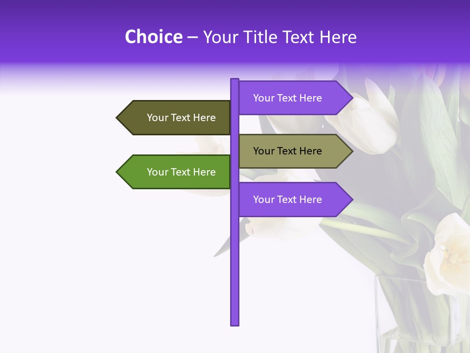 Arrangement Blossom Lovely PowerPoint Template