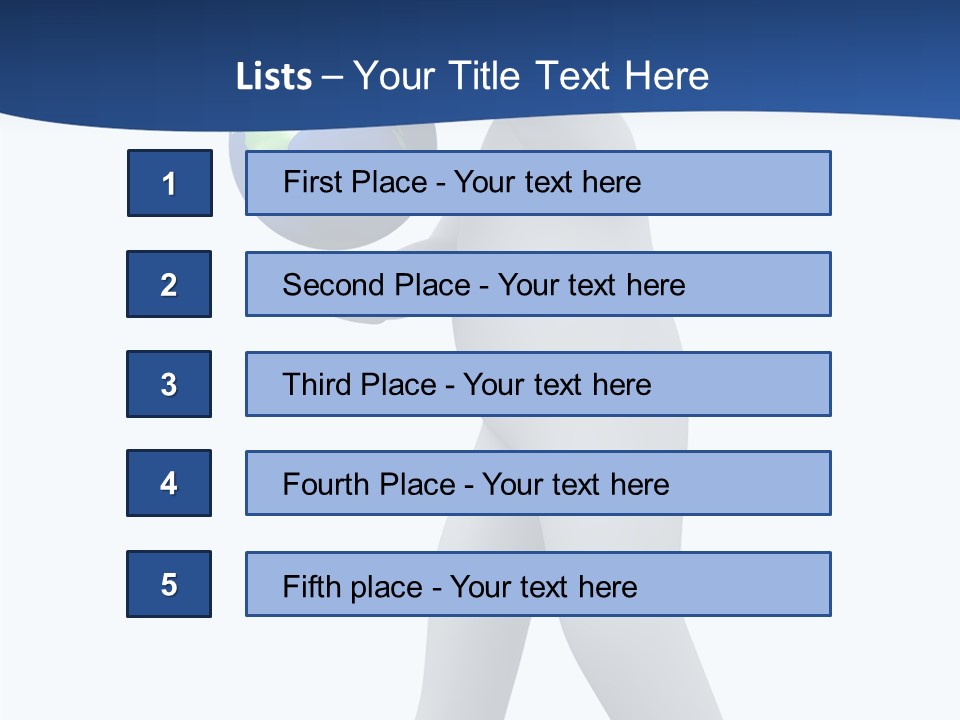 Map Pose Space PowerPoint Template