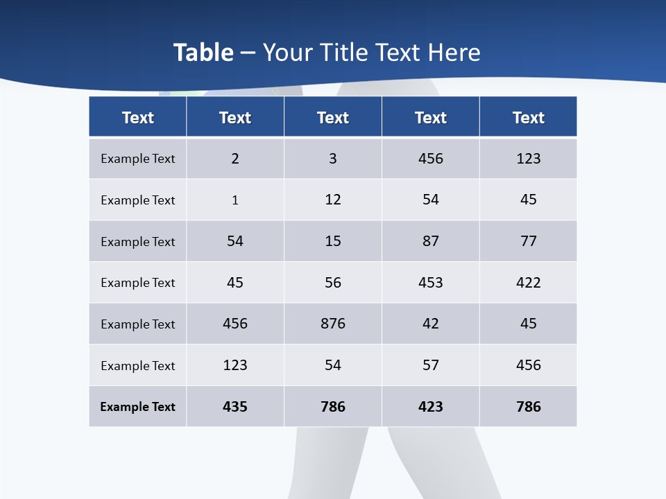 Map Pose Space PowerPoint Template