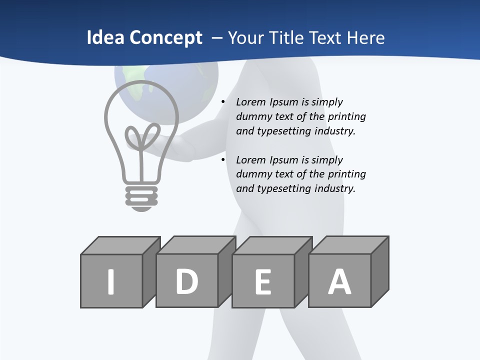 Map Pose Space PowerPoint Template