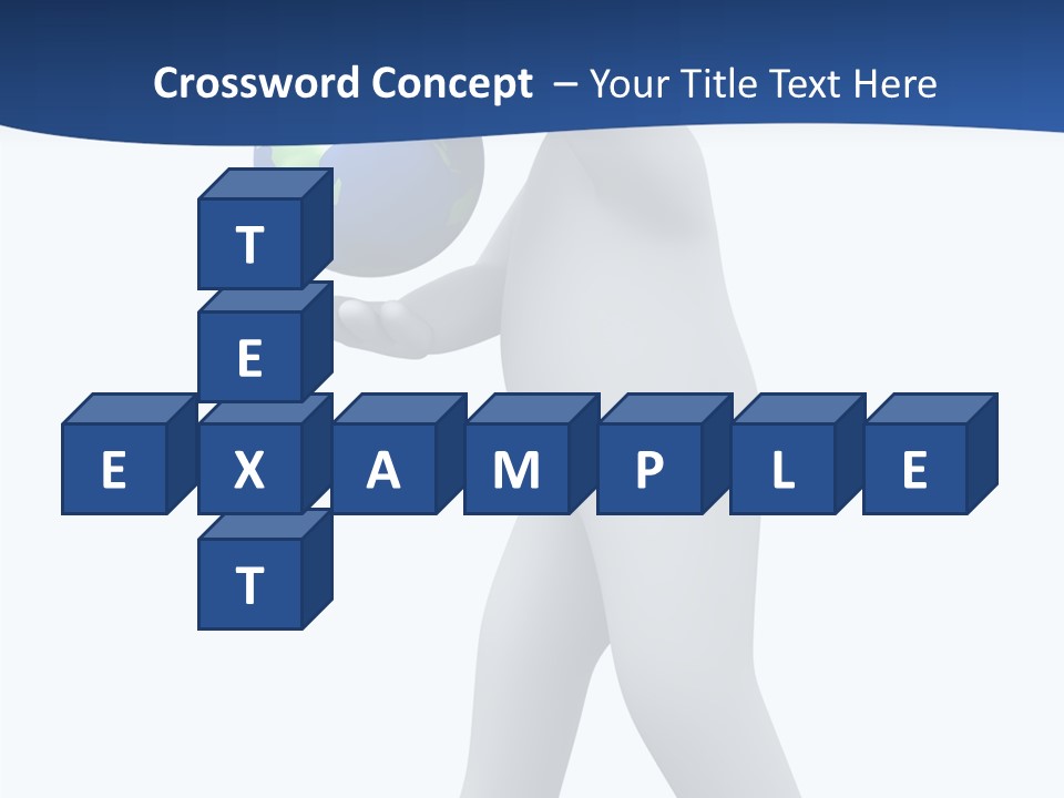 Map Pose Space PowerPoint Template