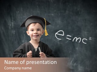 Learning Hat Education PowerPoint Template