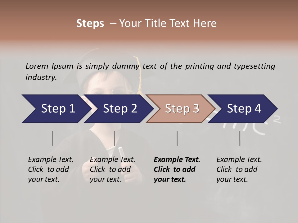 Learning Hat Education PowerPoint Template