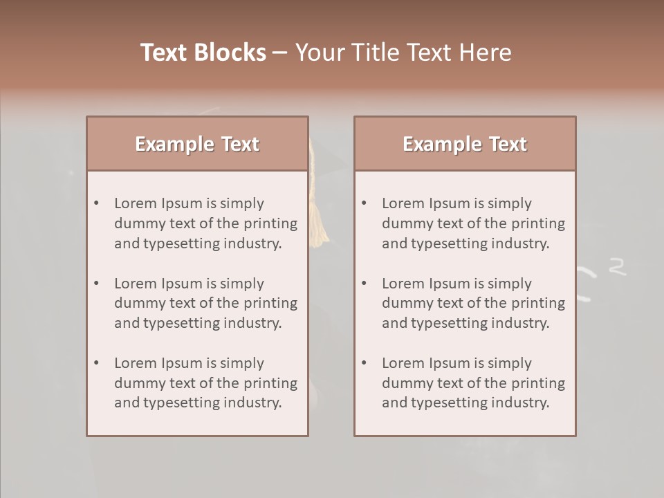 Learning Hat Education PowerPoint Template