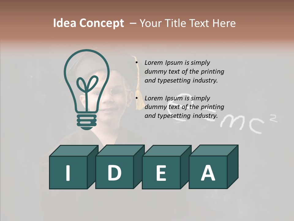 Learning Hat Education PowerPoint Template