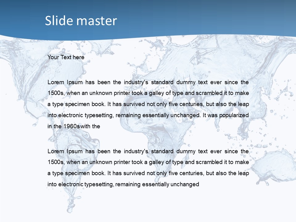 Clean White Flow PowerPoint Template