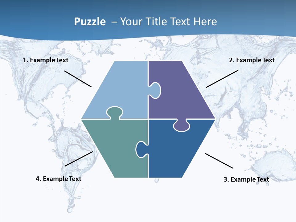 Clean White Flow PowerPoint Template