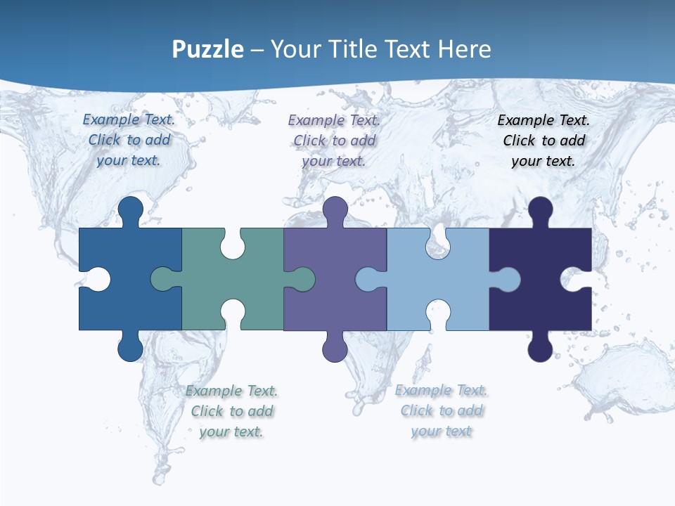 Clean White Flow PowerPoint Template