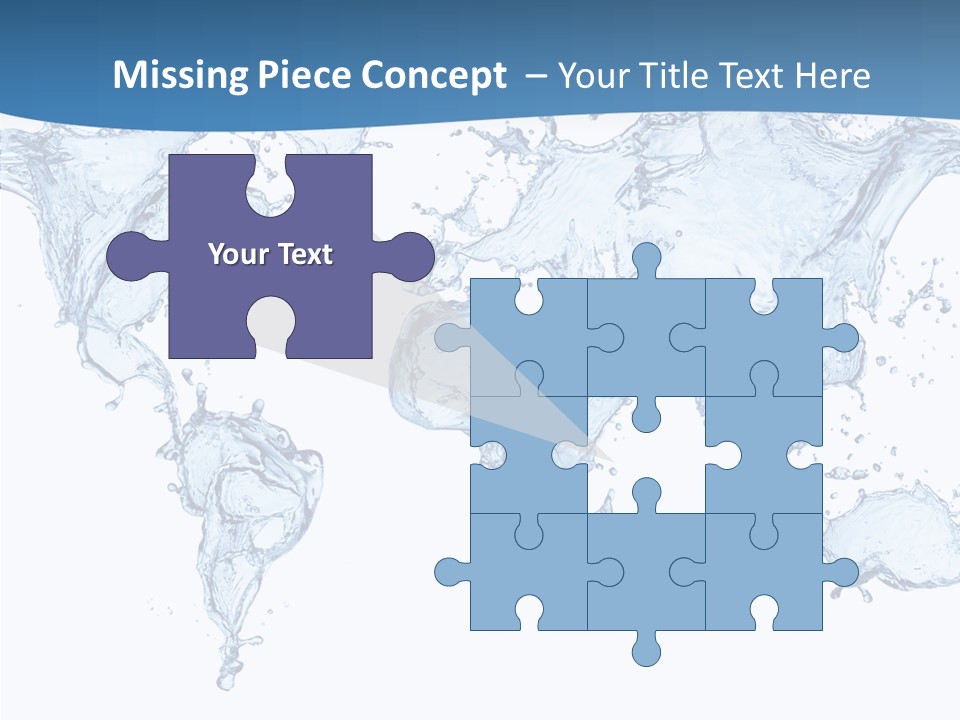 Clean White Flow PowerPoint Template