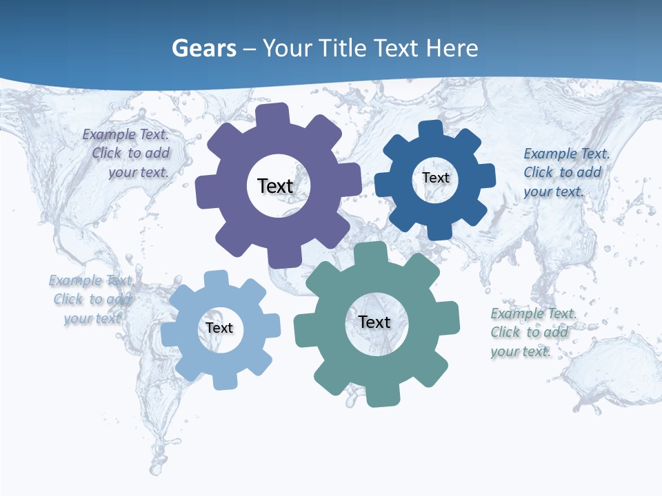 Clean White Flow PowerPoint Template