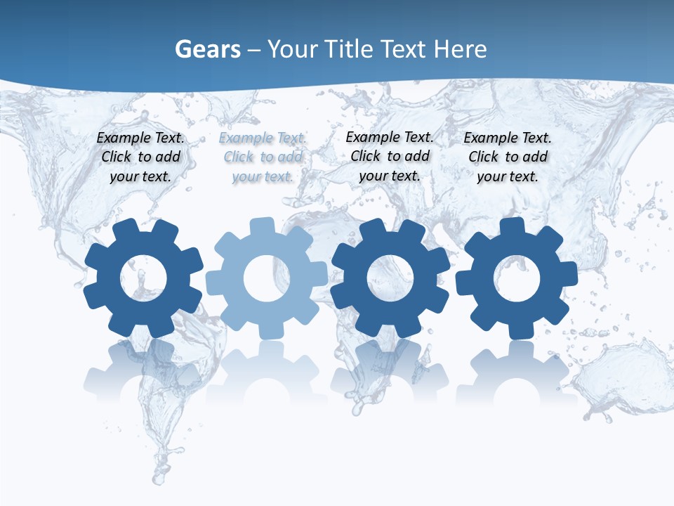 Clean White Flow PowerPoint Template