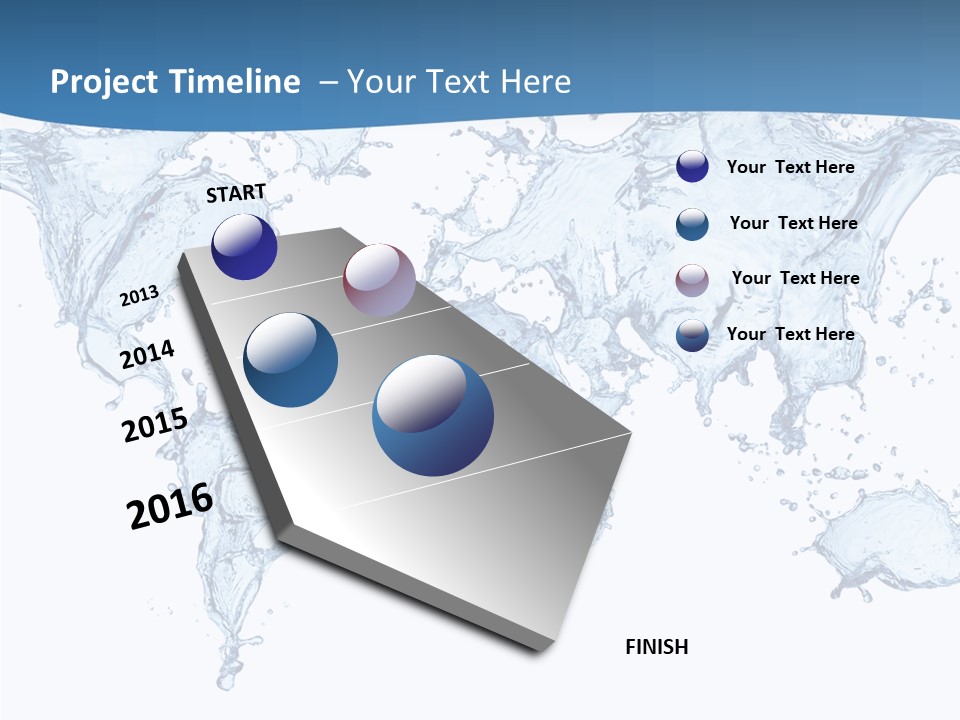 Clean White Flow PowerPoint Template