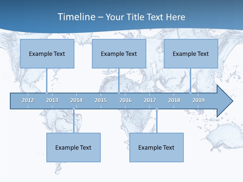 Clean White Flow PowerPoint Template