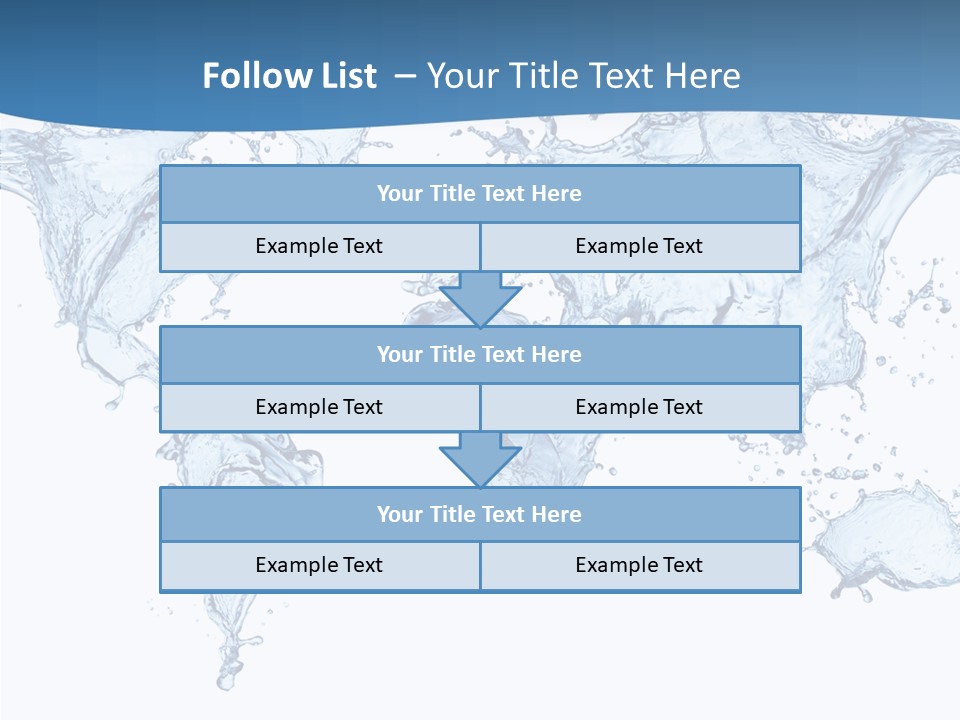 Clean White Flow PowerPoint Template