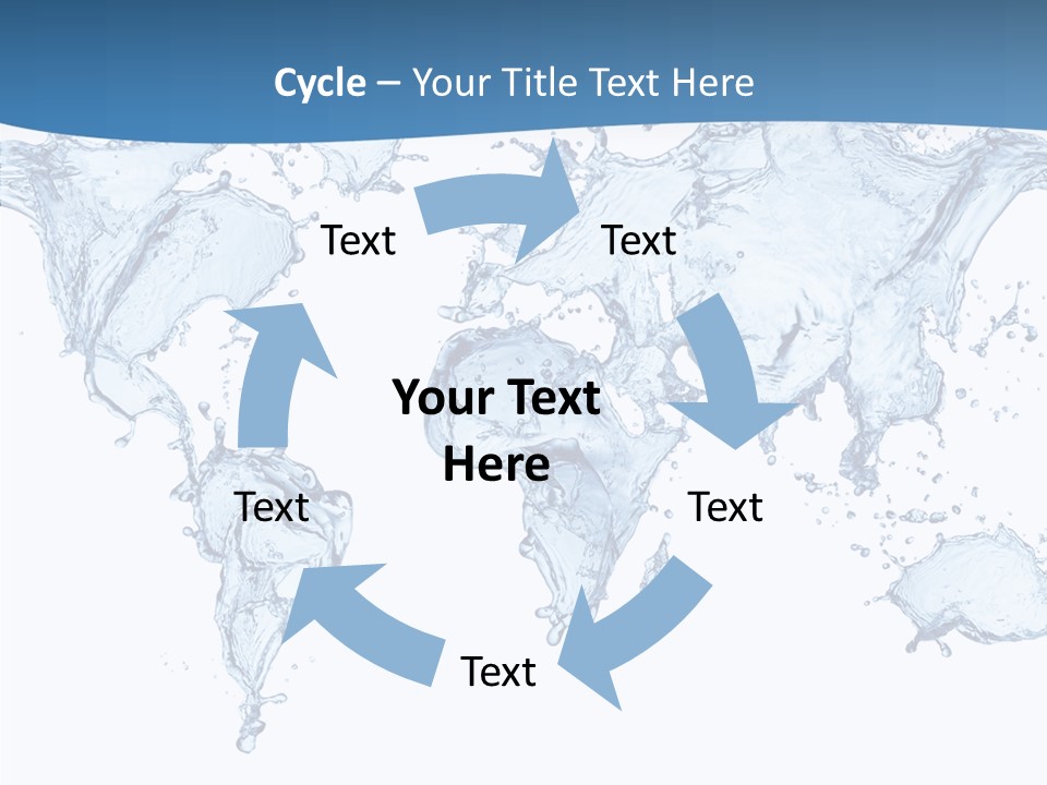 Clean White Flow PowerPoint Template