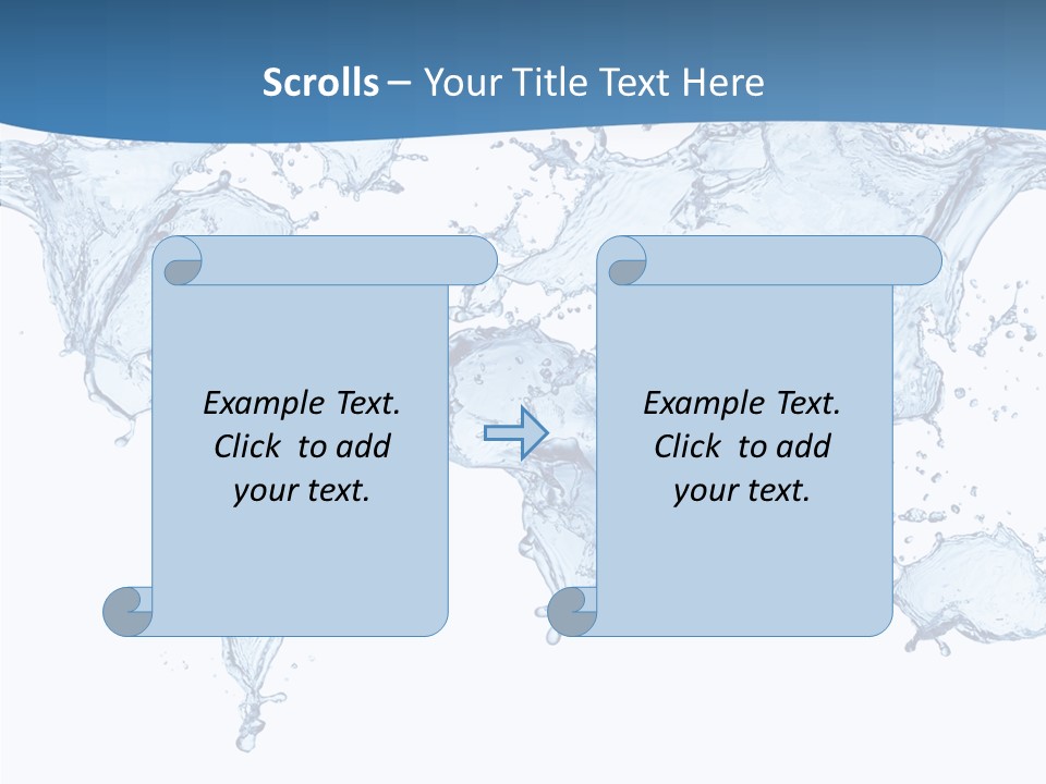 Clean White Flow PowerPoint Template