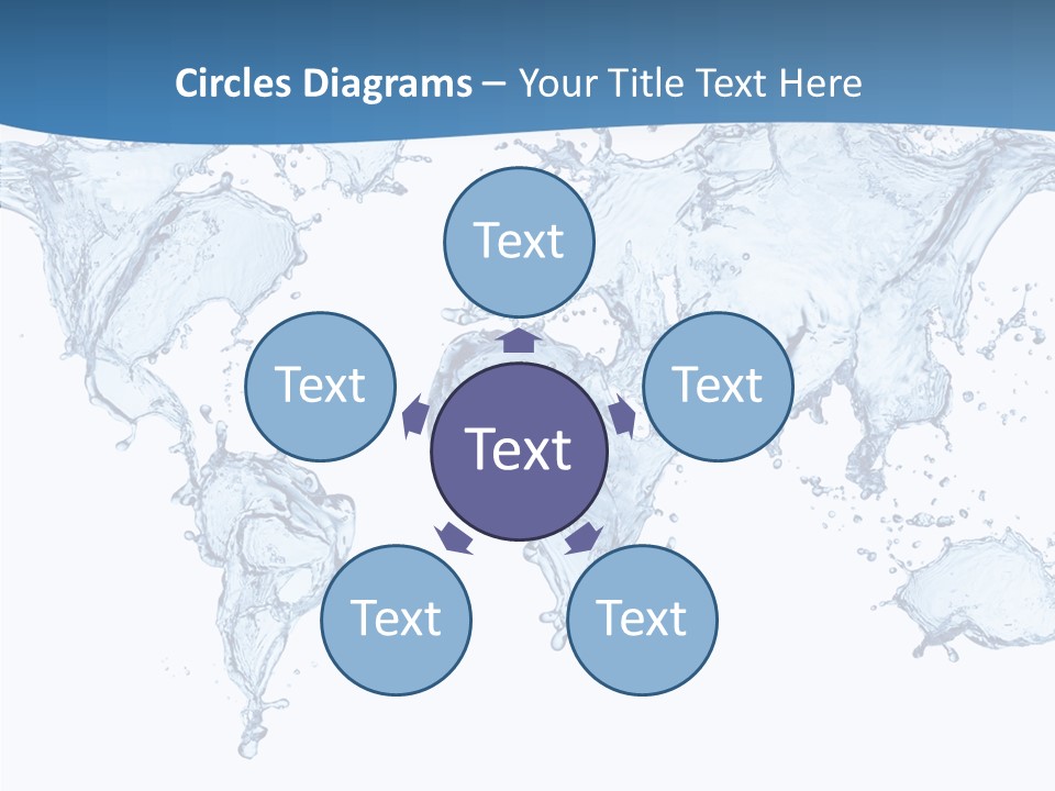 Clean White Flow PowerPoint Template