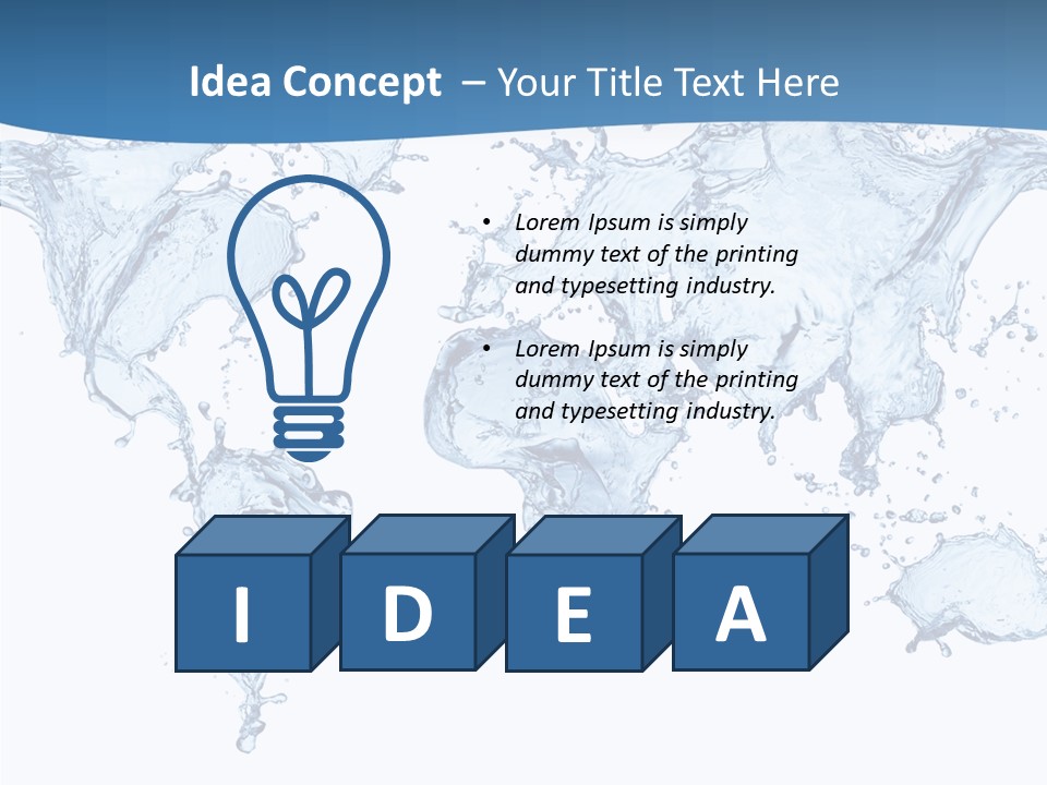 Clean White Flow PowerPoint Template