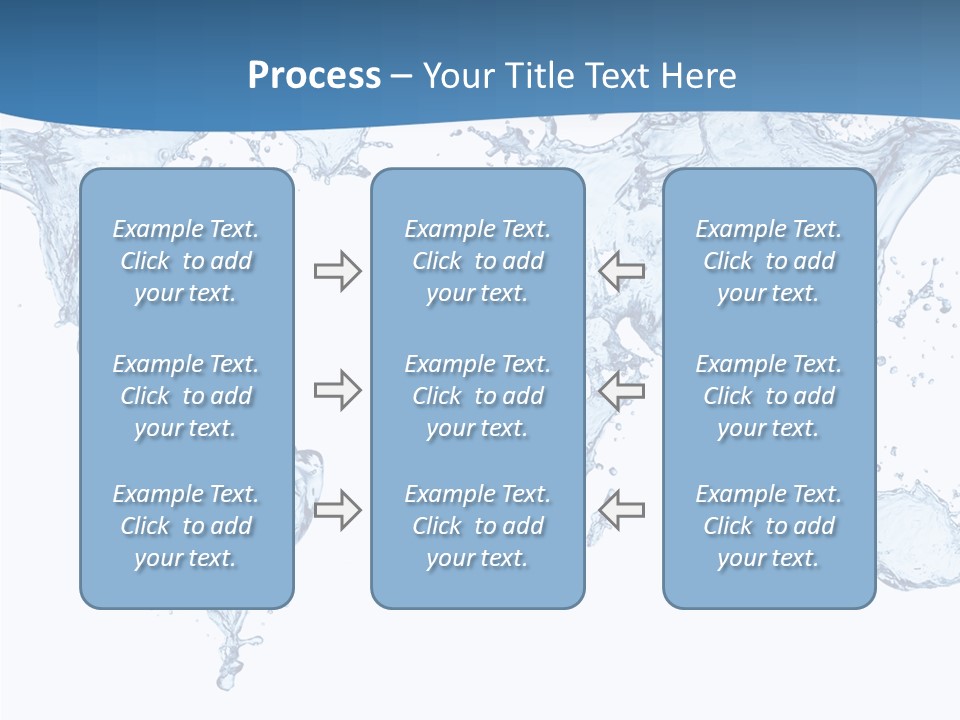 Clean White Flow PowerPoint Template