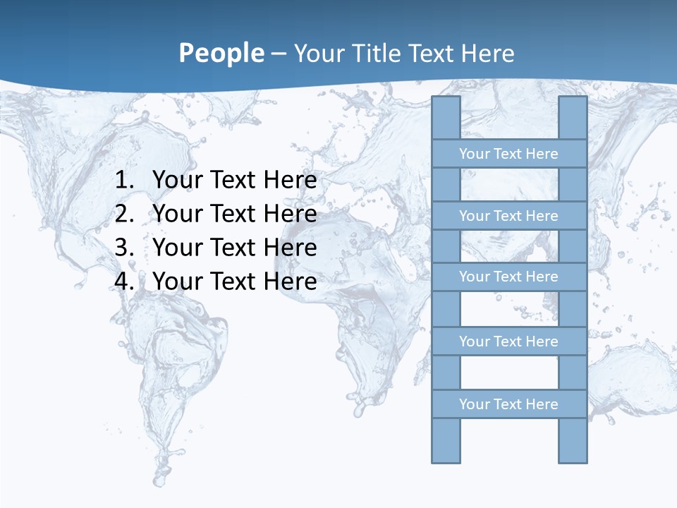 Clean White Flow PowerPoint Template