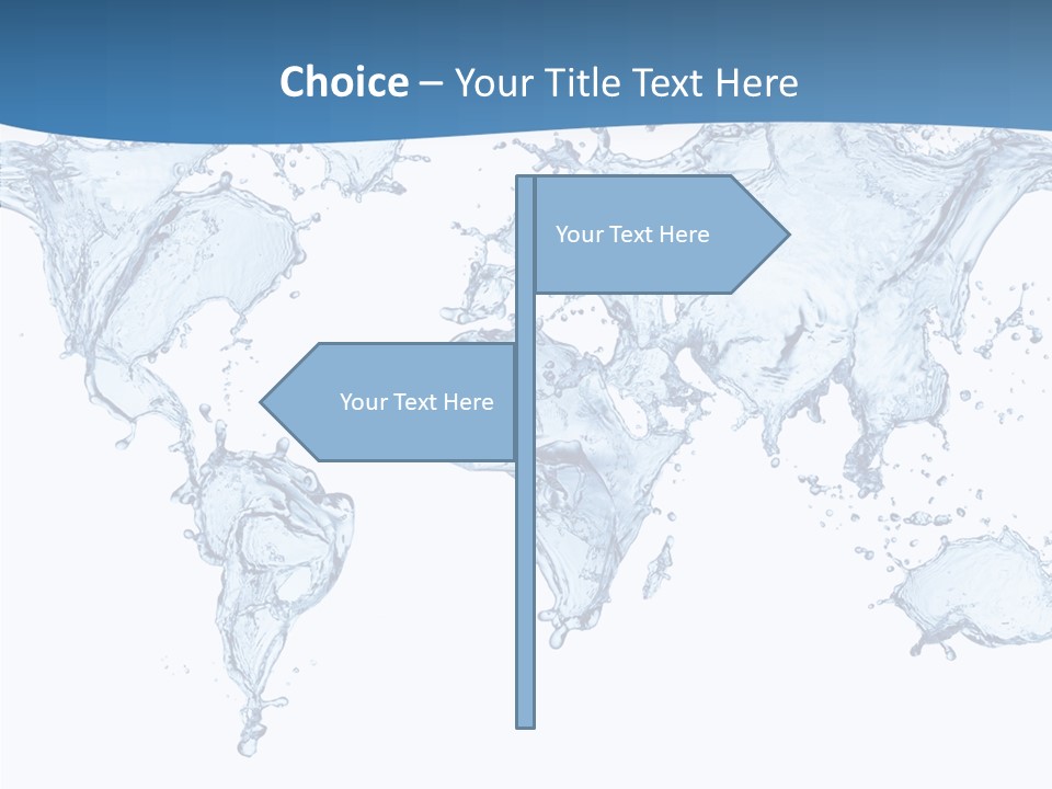 Clean White Flow PowerPoint Template