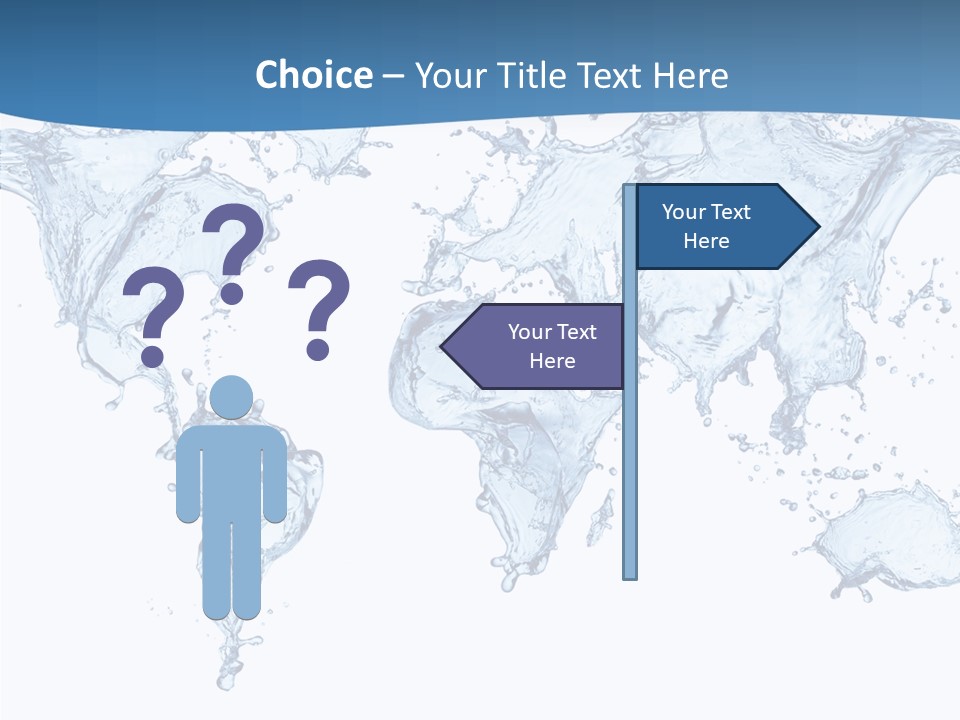 Clean White Flow PowerPoint Template