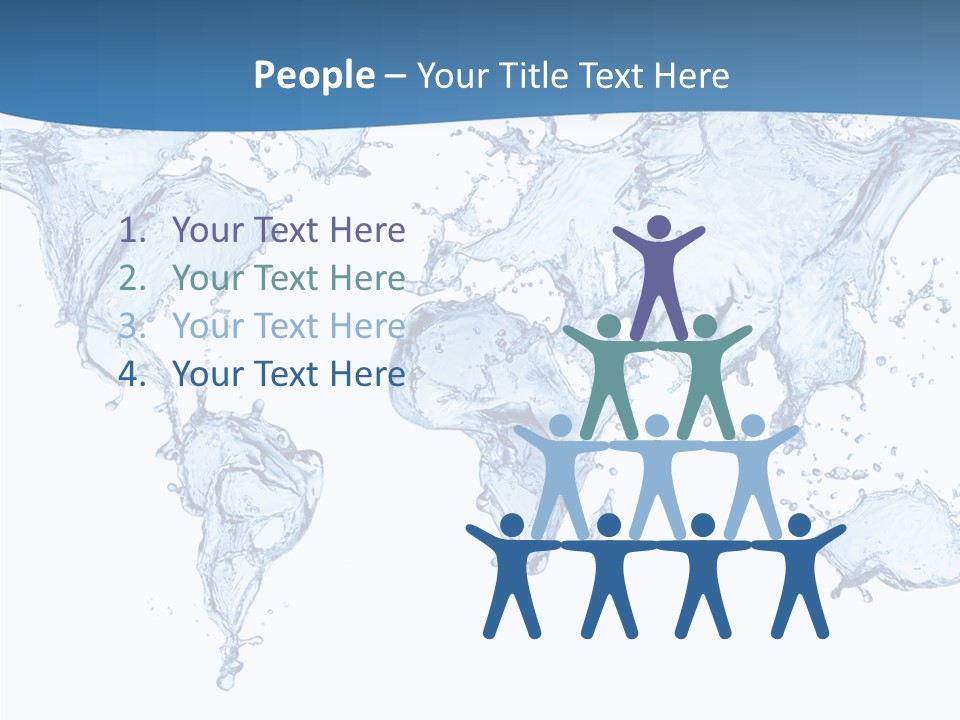 Clean White Flow PowerPoint Template