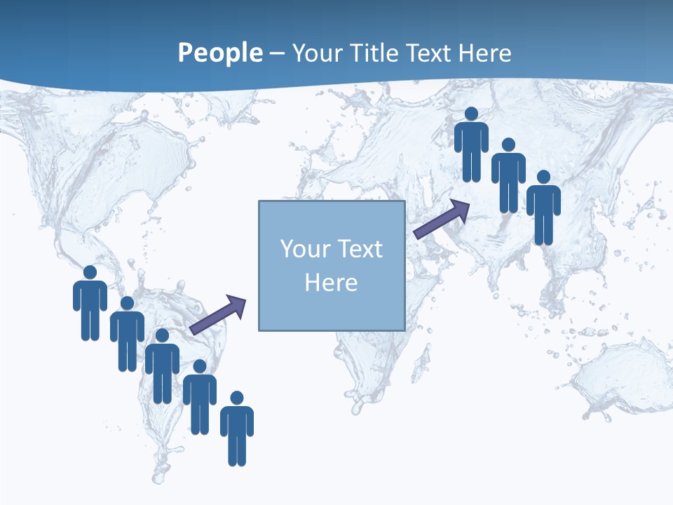 Clean White Flow PowerPoint Template